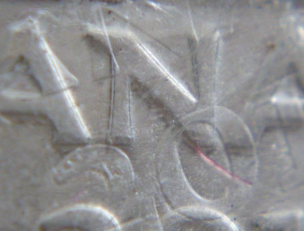 5 Cents 2016- Avec la date sur une membrane transparente- Collé sur le revers-4.JPG