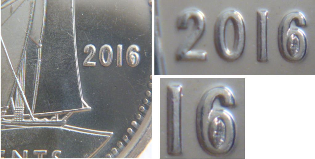 10 Cents 2016- Le 6 fermée- Éclat de coin dans le 6.JPG