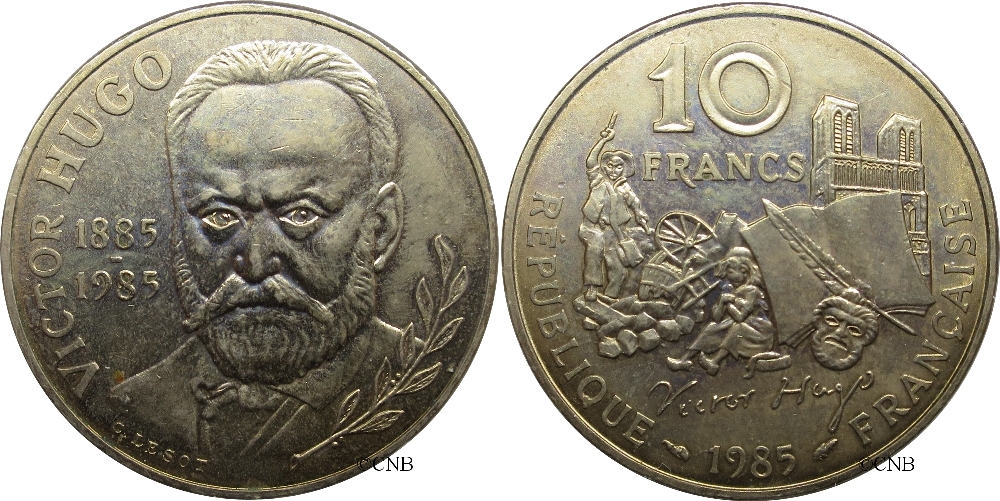 10 francs 1985 Victor Hugo TA_fra1503.jpg