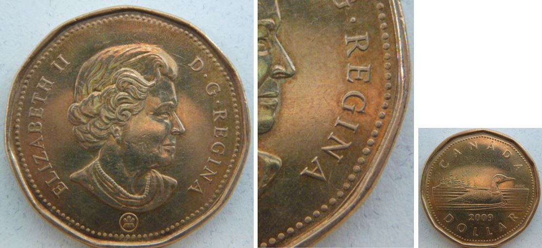 1 Dollar 2009-Dommage de coin-1.JPG
