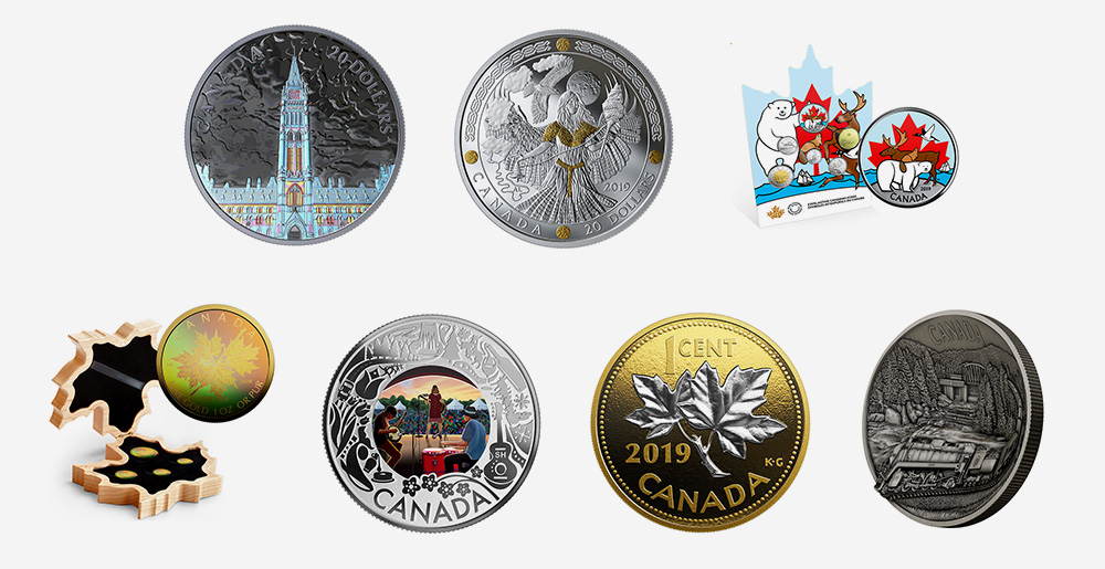 Produits de la Monnaie royale canadienne - Août 2019