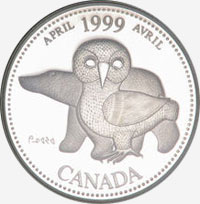 25 cents 1999 - Avril
