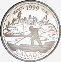 25 cents 1999 - Mars