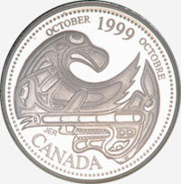 25 cents 1999 - Octobre