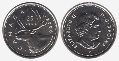 25 cents 2006 - P