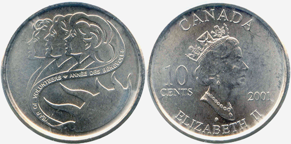 10 cents 2001 - Bénévoles