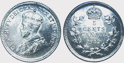 5 cents 1921