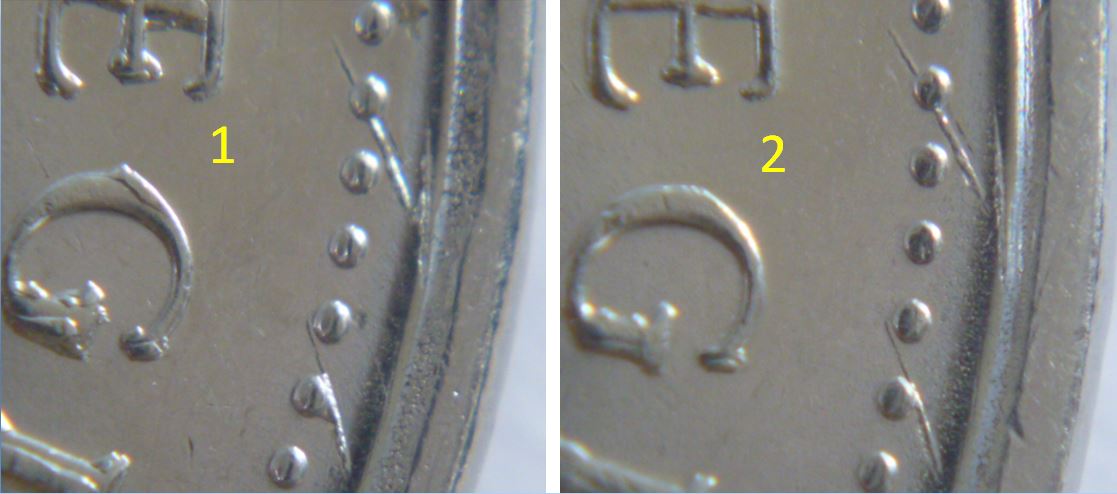5 Cents 2007-Accumulation lettrage avers+dommage du coin sur les perles.3.JPG