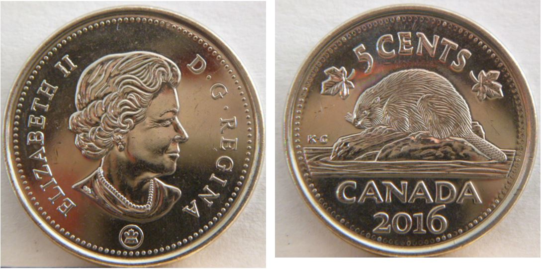 5 Cents 2016-Wow.. Perle extra au colier de effigie-éclat de coin-1.JPG
