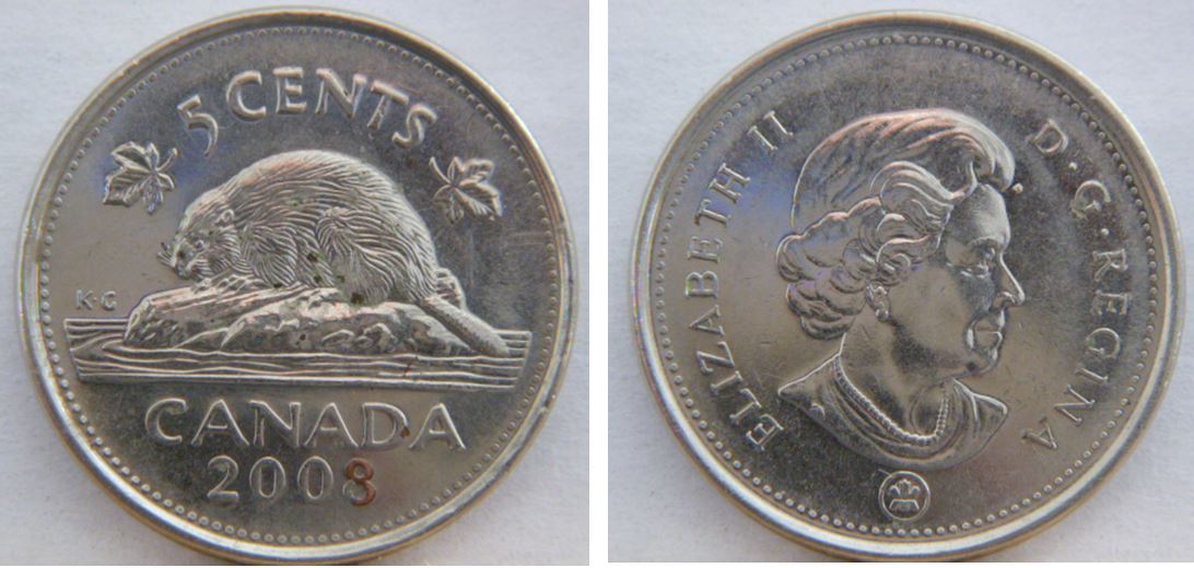 5 Cents 2008-Le 8 dénudé-Placage déficient -1.JPG