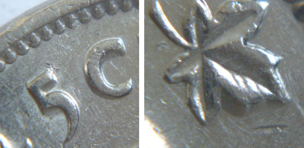 5 Cents 1969-Grosse date double revers-Coin détérioré revers-4.JPG