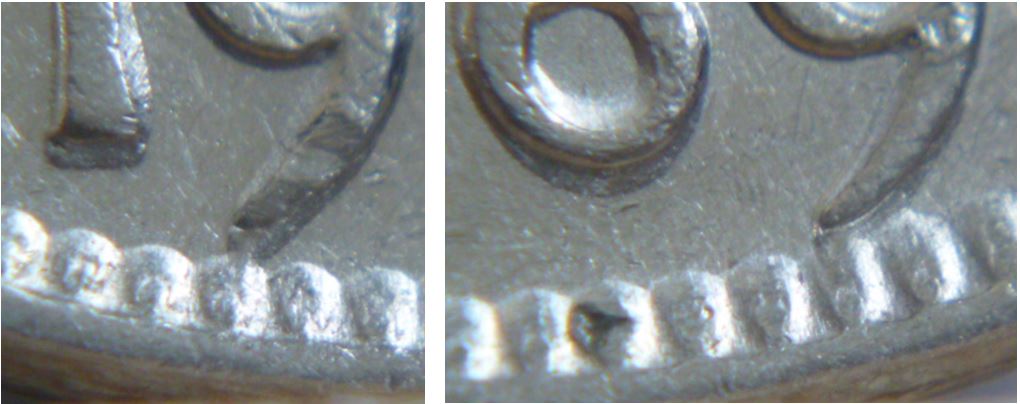 5 Cents 1969-Grosse date double revers-Coin détérioré revers-5.JPG