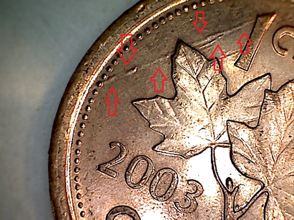 2003 A.E. Défaut  feuil. ga. et Bulles près 3e A et N 1 DE 3.jpg