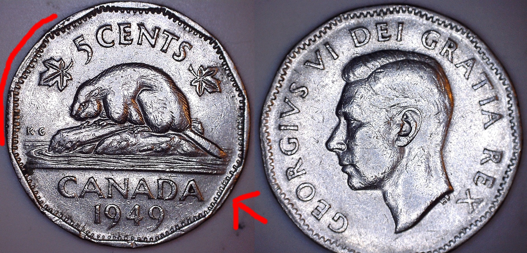1949 dentelure 5 cents avers et revers.jpg