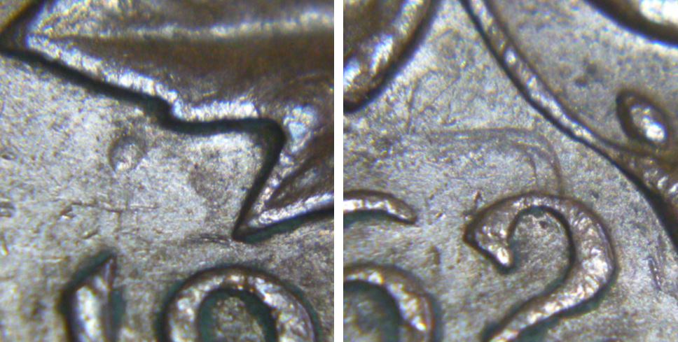 1 Cent 1962- Hangings-2 Triple et un point au dessus du 1-2.JPG