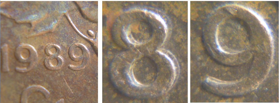 1 Cent 1989-Doublage d'éjection du 89.JPG