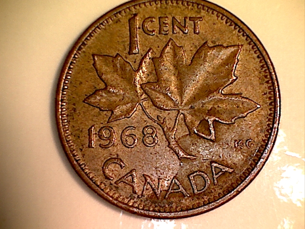 1968 Coin cassé et retenu sur la feuille de dr. B019253D Revers.jpg