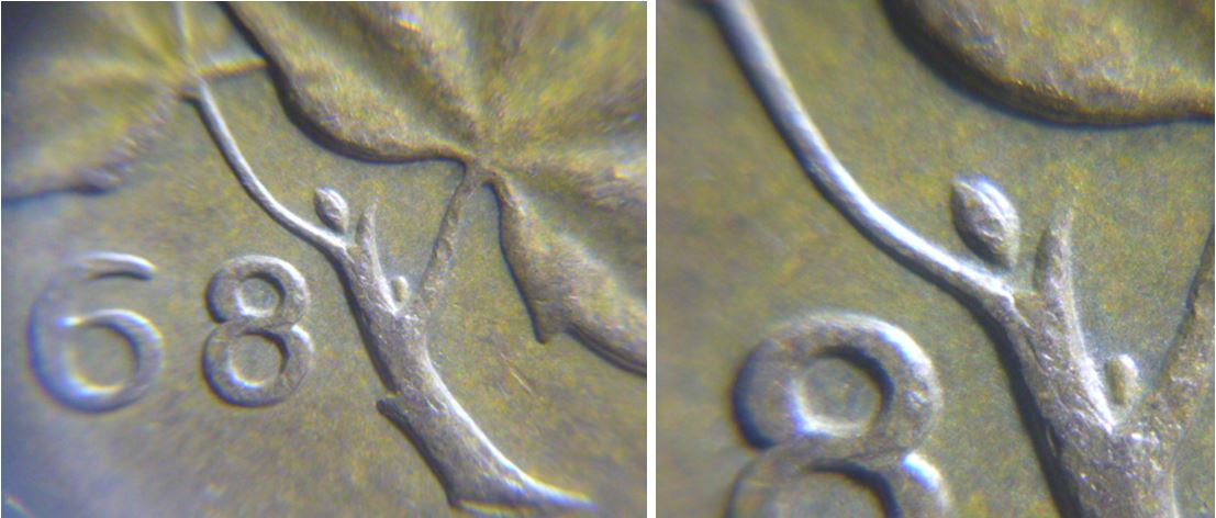 1 Cent 1968-Double bourgeon-coin détérioré.JPG