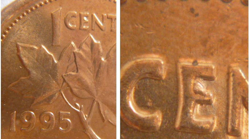 1 Cent 1995-Éclat coin dans le E de cEnt.JPG