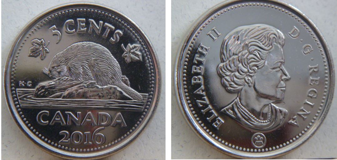 5 Cents 2016-Point entre le I . Z de el I.Z abeth-1.JPG