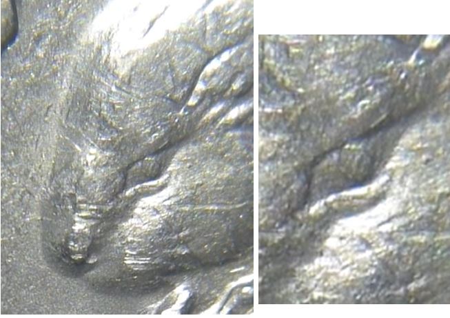 5 Cents 1956- Beau double revers-Coin détérioré-2.JPG