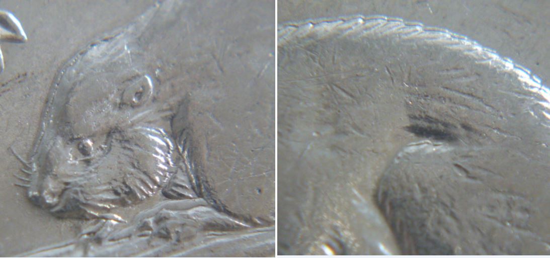 5 Cents 1962-Beau Double revers-Coin détérioré-2.JPG