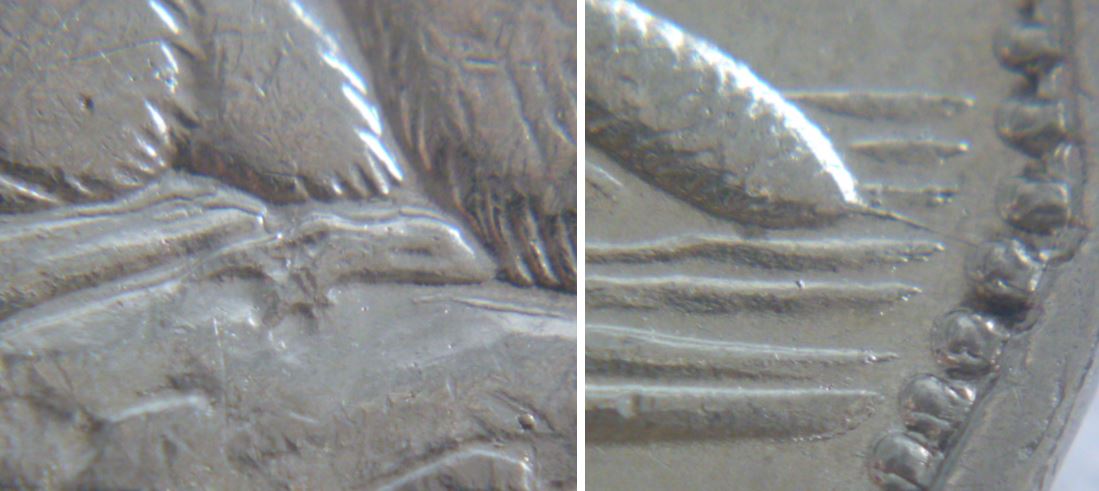 5 Cents 1962-Beau Double revers-Coin détérioré-3.JPG