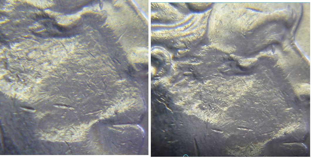 5 Cents 2006-Frappe a travers visage de effigie-3.JPG