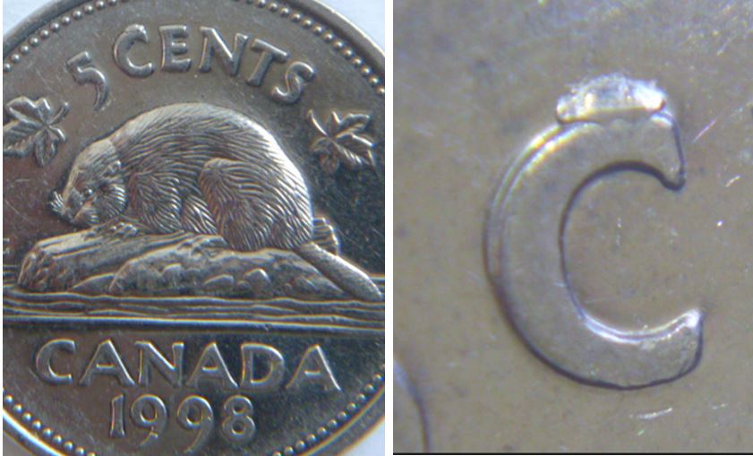 5 Cents 1898-Éclat coin sur C de Cents.JPG