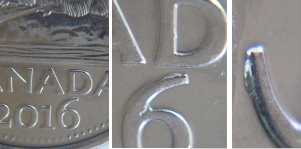5 Cents 2016- Éclat sur le 6 de la date.JPG