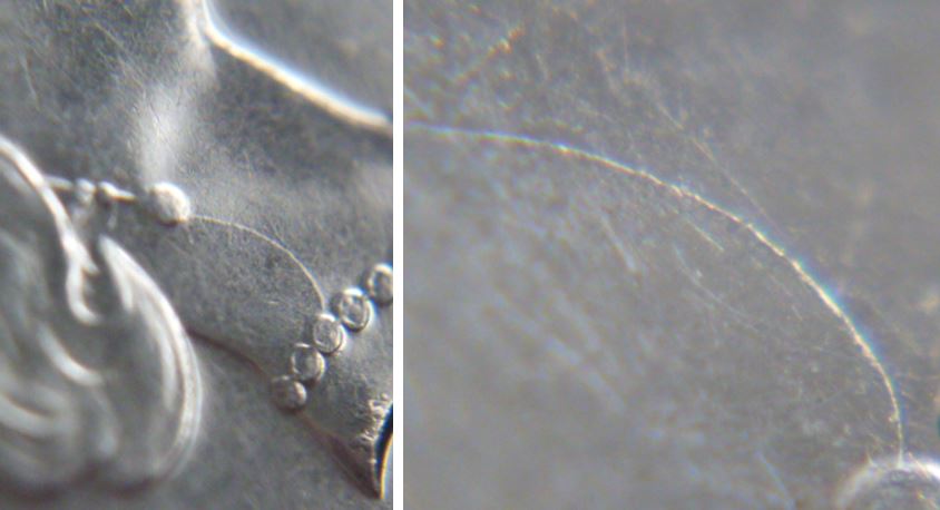 5 Cents 2002p-Coin fendillé-Boucle d'oreil attacher au collier-2.JPG