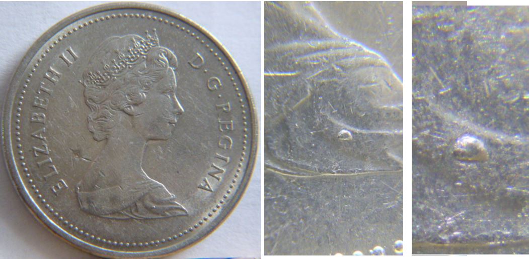 5 Cents 1985-Éclat coin sur épaule de l'effigie-2.JPG