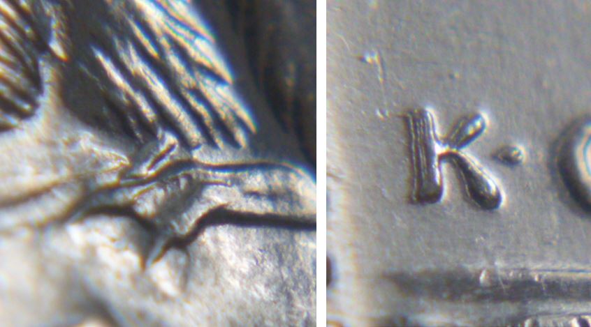 5 Cents 1965-Double entrechoqué sur tête du castor -Doublage coté revers-4.JPG