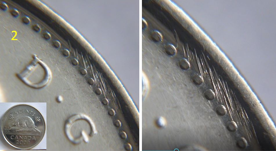 5 Cents 2009-Dommage du coin avers-.JPG