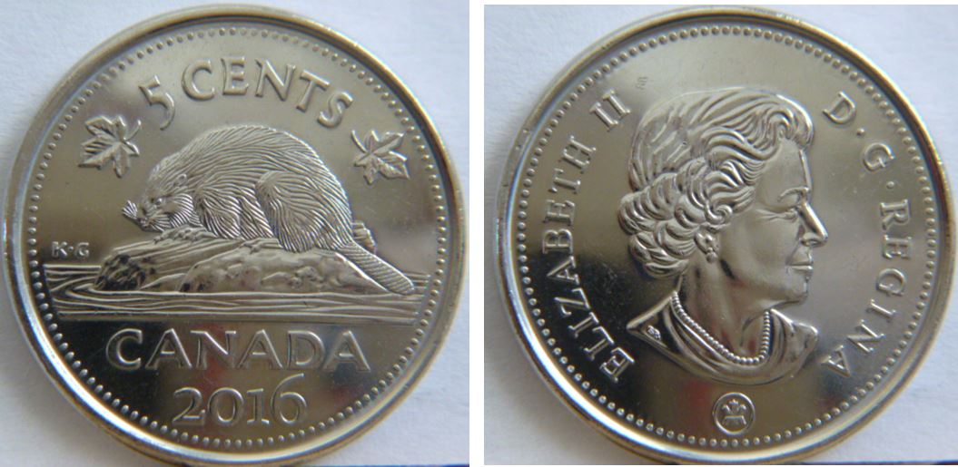 5 Cents 2016-Point sous l'effigie-1.JPG