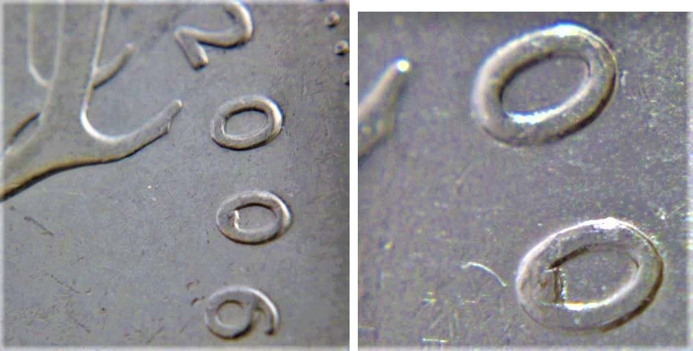 25 Cents 2006-Éclat coin dans le deusième 0 de la date.JPG