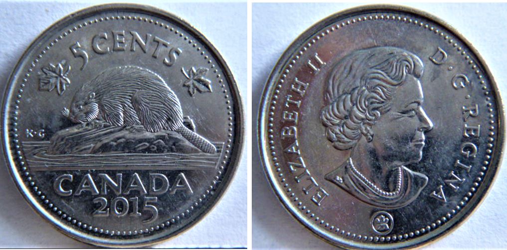 5 Cents 2015-Dommage du coin au dessus D.G -1.JPG