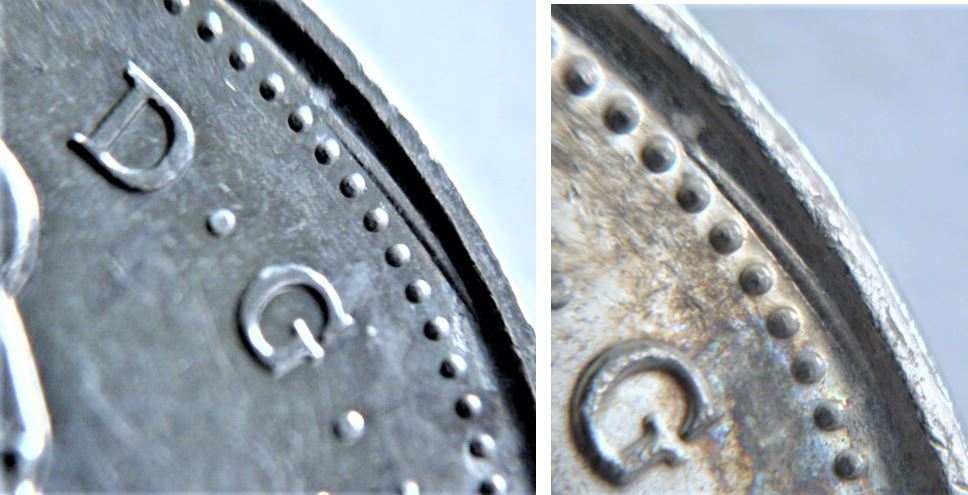 5 Cents 2015-Dommage du coin au dessus D.G -2.JPG