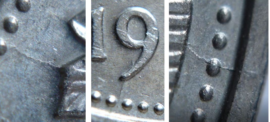 5 Cents 1999-Coin fendillé a 3 endroits coté revers-2.JPG