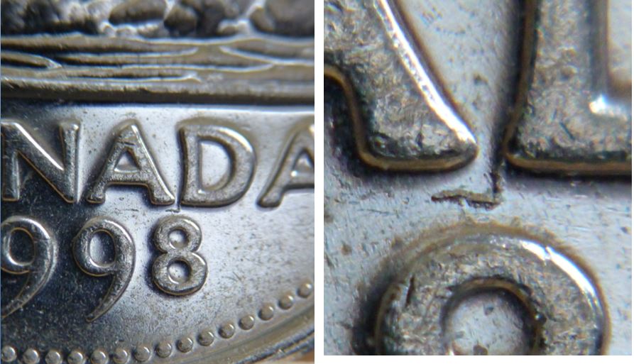 5 Cents 1998-Bizarre comme coin fendillé sous le D.JPG
