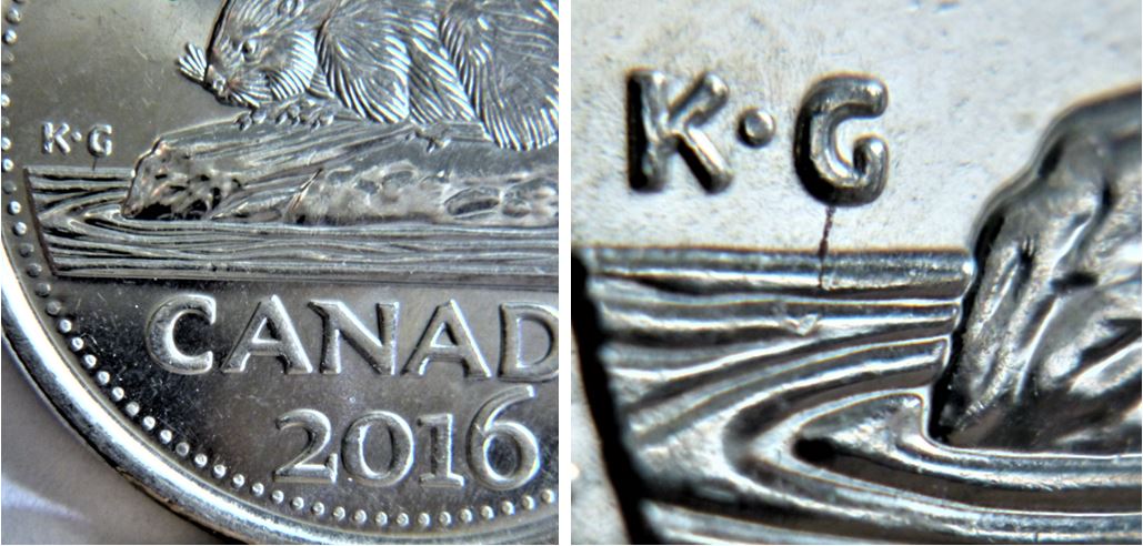 5 Cents 2016-Coin fendillé sous G de d.G.JPG