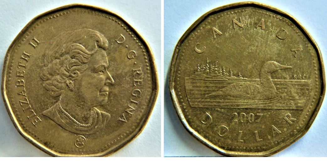 1 Dollar 2007-Éclat du coin au menton et le logo-1.JPG