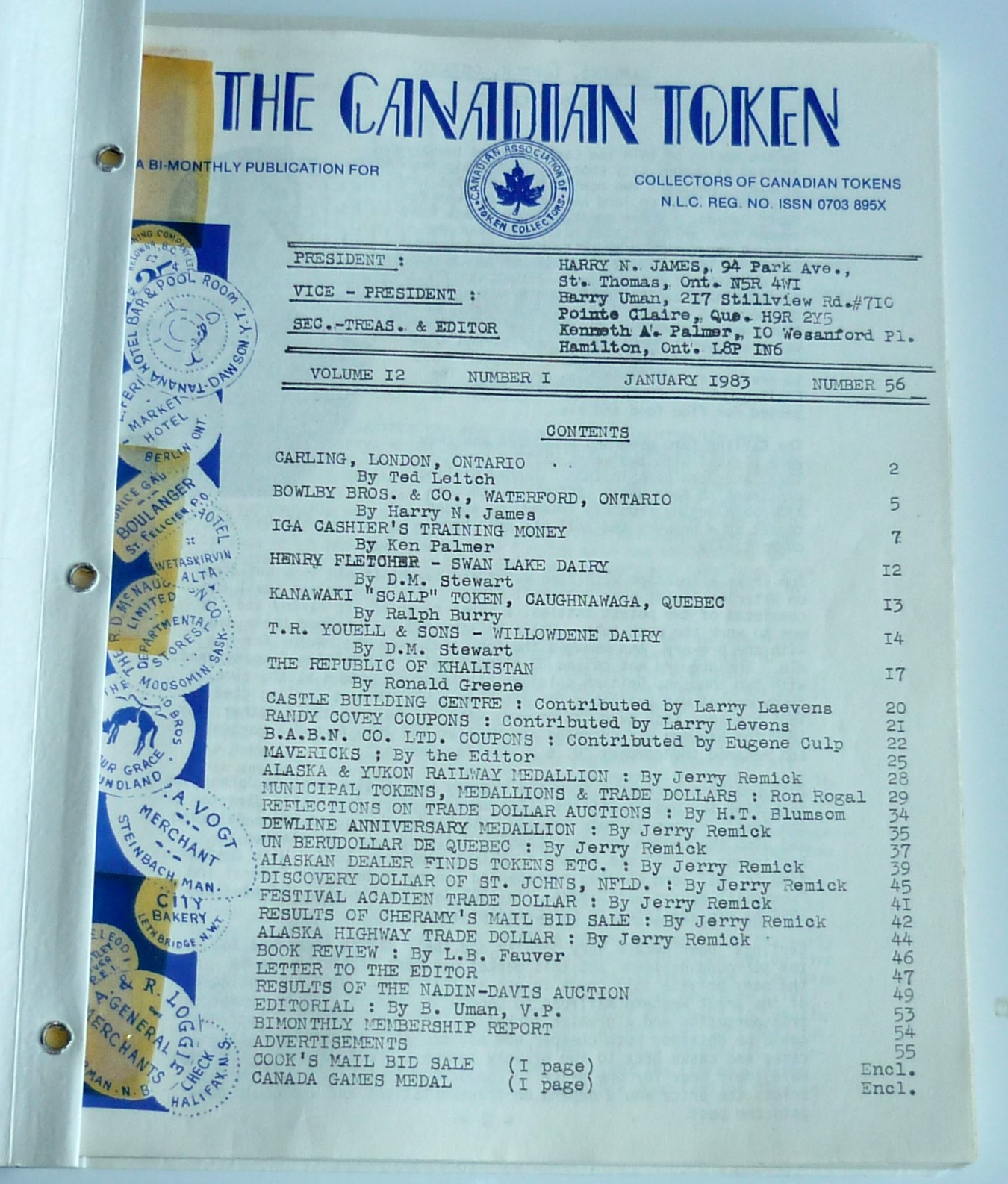 À Vendre - The Canadian Token - Vol. 12 (1983) - Part 1 - 2.jpg