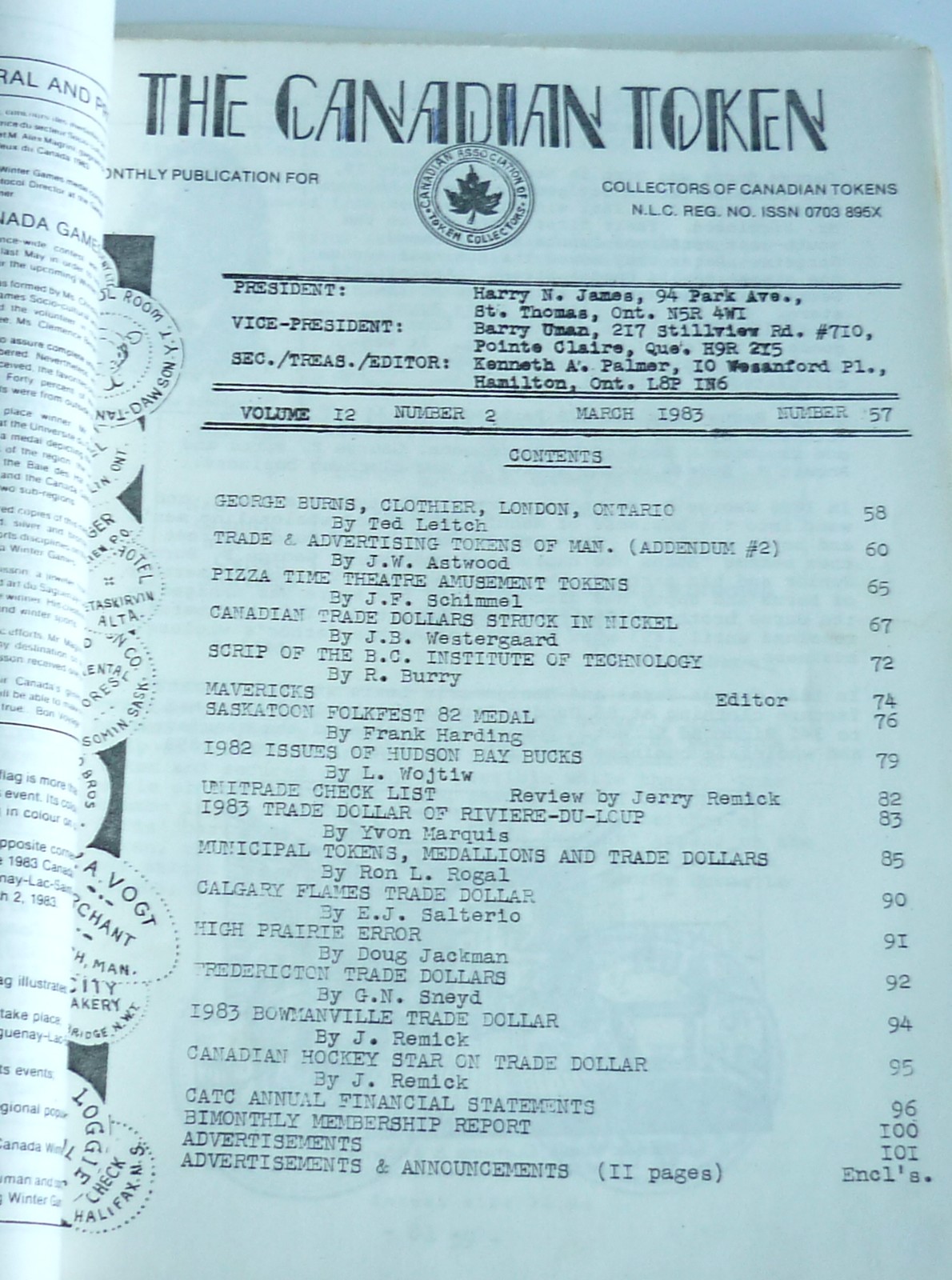 À Vendre - The Canadian Token - Vol. 12 (1983) - Part 1 - 3.jpg