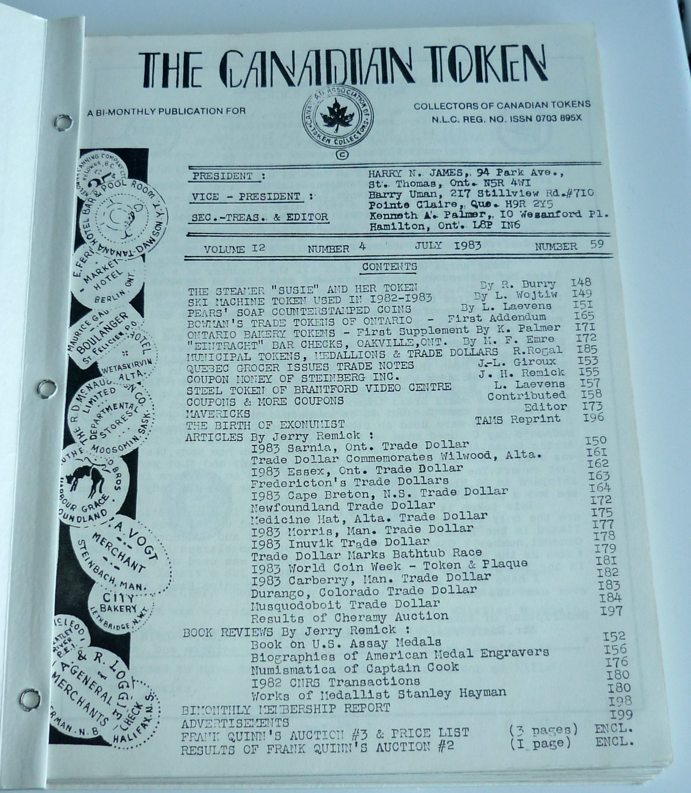 À Vendre - The Canadian Token - Vol. 12 (1983) - Part 2 - 2.jpg
