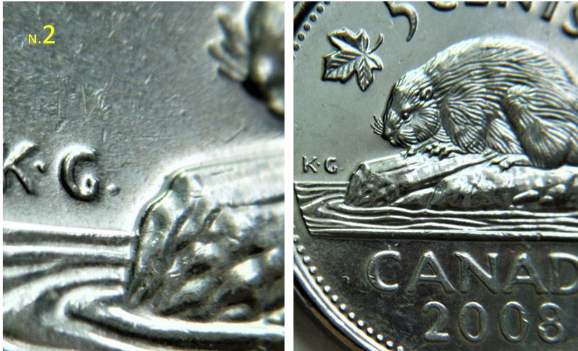 5 Cents 2008-Point devant le G de k.G -2.JPG