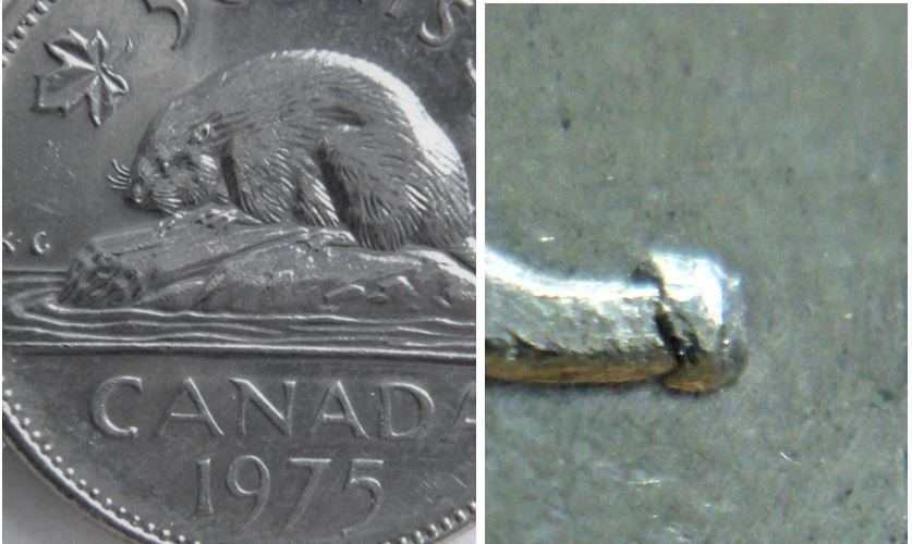 5 Cents 1975-Éclat du coin au bout de la patte du C de Canada-1.JPG