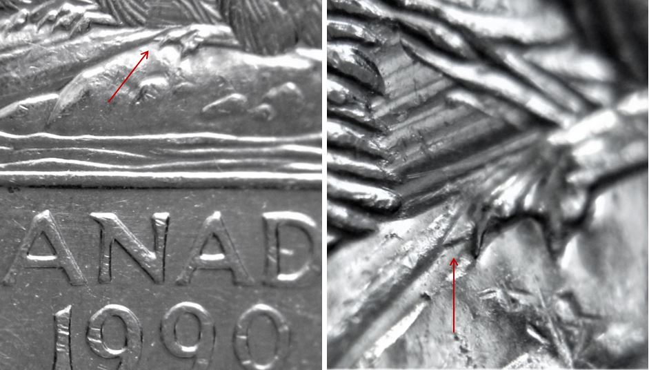 5 Cents 1990-Griffe additionne,2.JPG