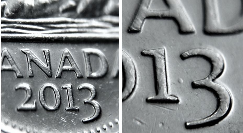 5 Cents 2013-Point devant le 3.JPG