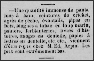 Le Franco-Canadien - 1884-07-11 - Pub de Ed. Arpin 2.jpg